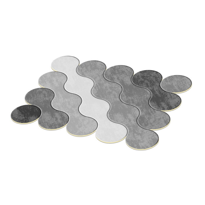 Conceptum Eugene V3 - 4664 - 1 Alfombra de Pasillo Gris 80 x 150 cm